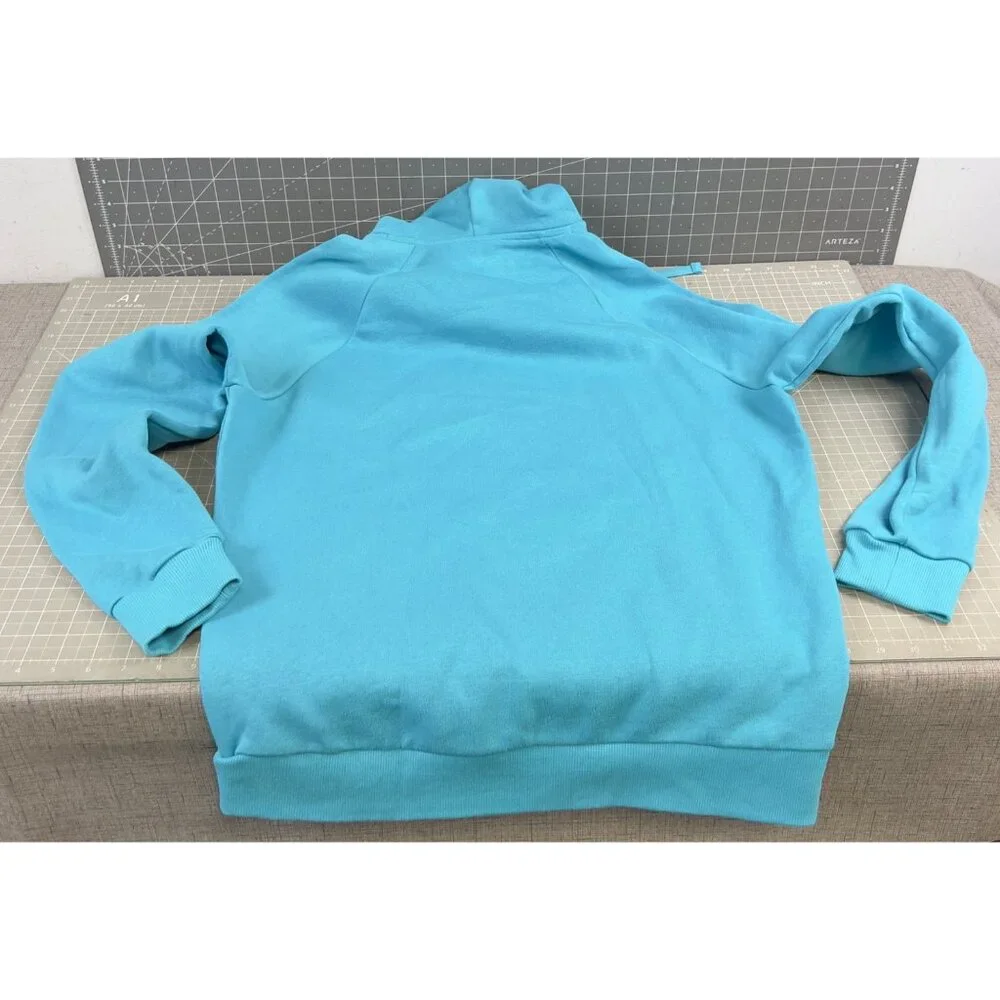 Under Armour Men's Rival Fleece Pullover Hoodie Sz. M Bright Blue - Picture 6 of 12
